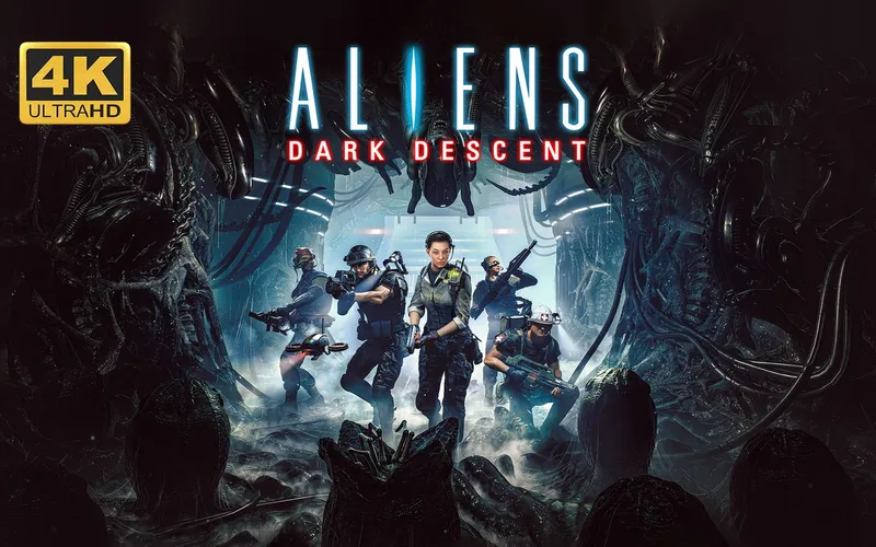 【异形：坠入黑暗】4K 最高画质 全流程通关攻略 暗黑风即时战略游戏 - Aliens：Dark Descent【完结】