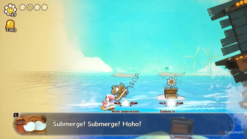 《YoshiAndTheMysteriousBook》海滨章节笑脸花收集全攻略