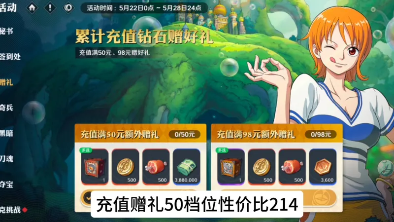 本周活动攻略～加固精华超值礼包～，食材超值礼包～