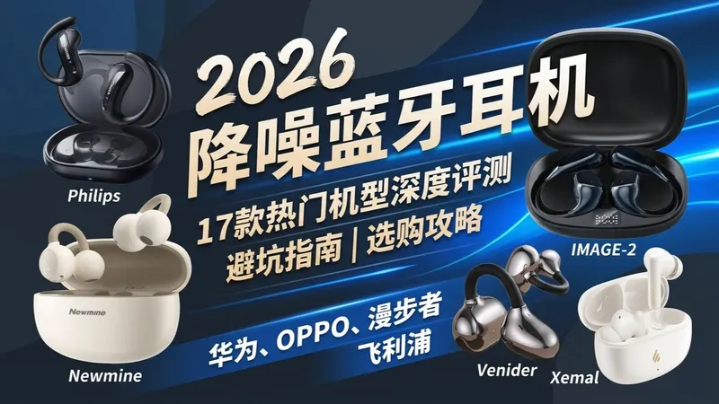 【2026降噪蓝牙耳机推荐】17款全价位耳机选购指南：OPPO、华为、漫步者等品牌满足你的不同需求！耳机怎么选不踩雷？快来看看这份攻略！