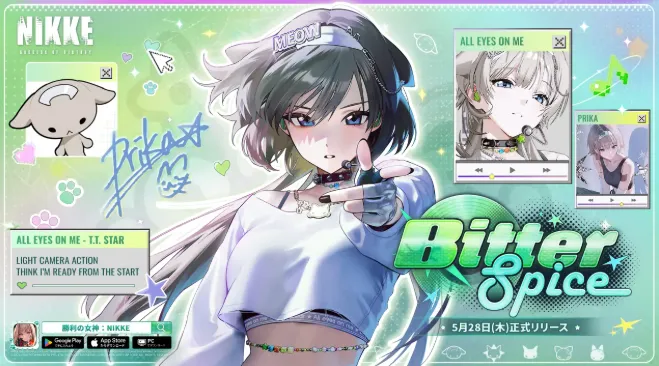 《胜利女神》新版本BITTERSPICE上线-全新女神普莉卡参战