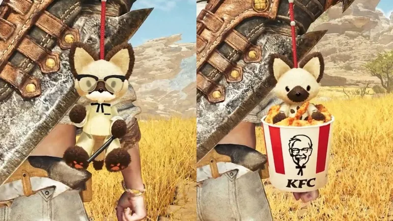 《怪物猎人：荒野》KFC联动饰品全球免费-引发日本玩家不满