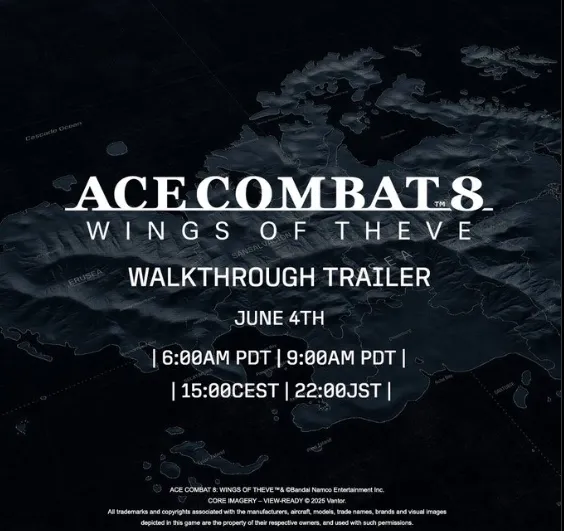 《皇牌空战8》最新预告公布