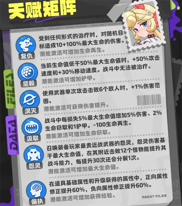 《月相计划》亚萨莉天赋玩法详解