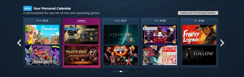 Steam商店页面重大更新