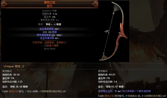 《流放之路2》0.5赛季可提取暗金装备大全