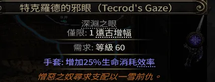 《流放之路》20.5赛季血法师诅咒流BD玩法思路