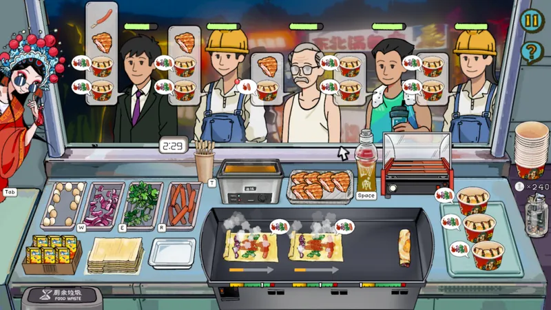 《国潮烤冷面传奇》Steam新品节亮相