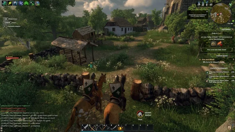 《征服的荣耀》重启开放世界MMORPG