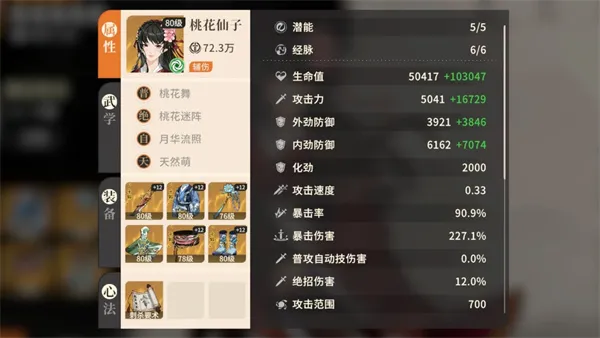 《对决剑之川》桃花仙子装备与配队推荐
