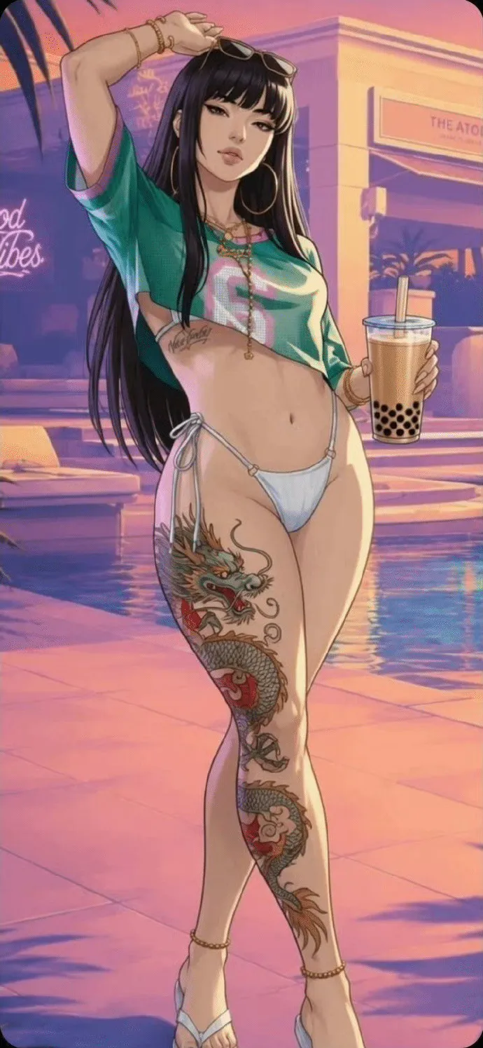 《GTA6》封面女郎恶搞合集