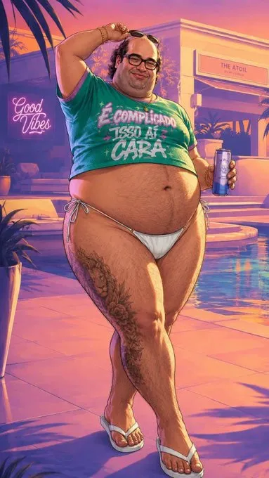 《GTA6》封面女郎恶搞合集