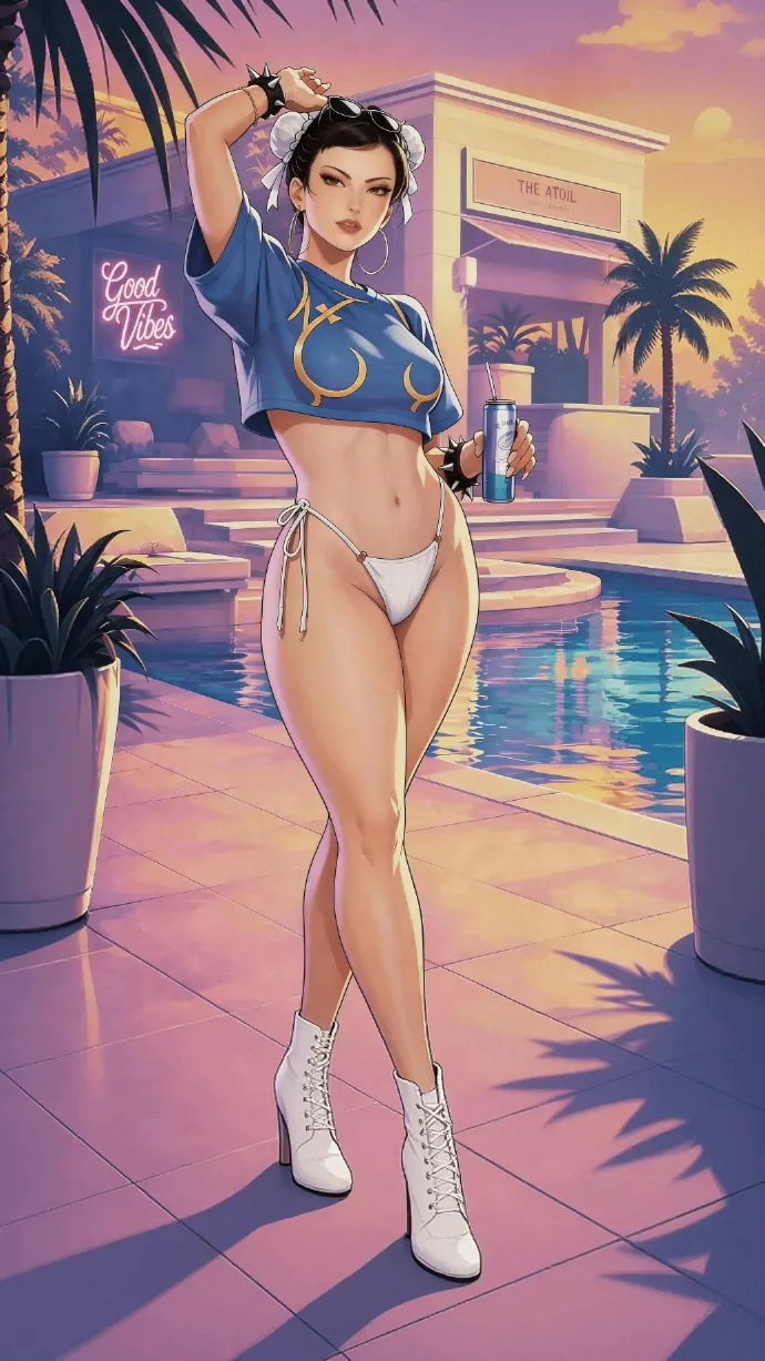 《GTA6》封面女郎恶搞合集