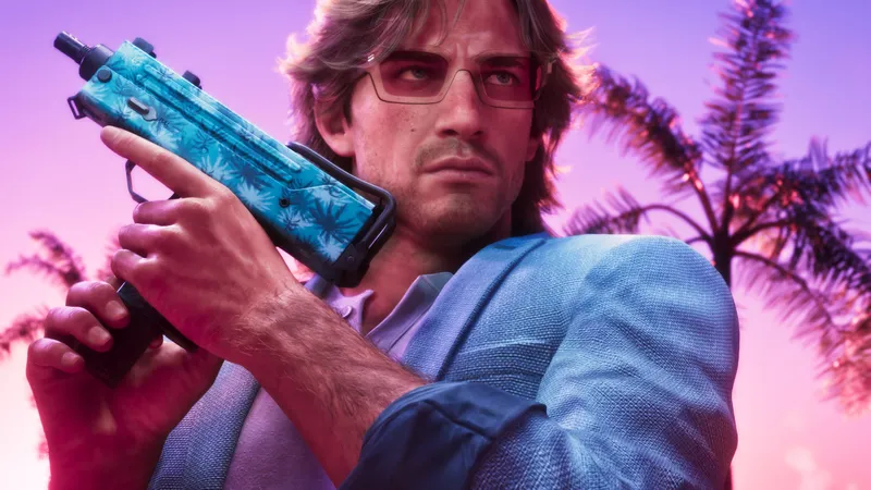 《GTA6》新截图发布-展示角色与复古罪恶都市氛围