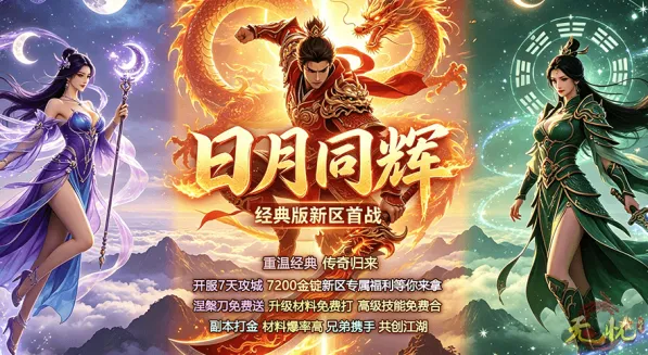 《无忧》高级套装免费送-三职业复古服轻松刷图发育