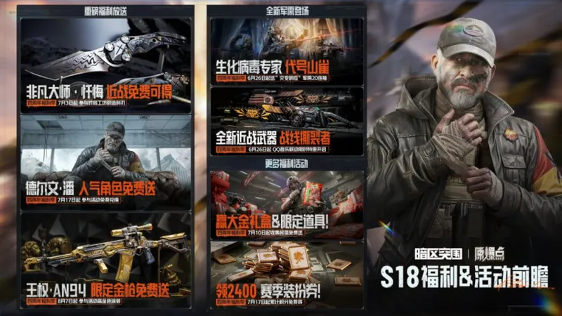 《暗区突围》S18赛季原爆点上线