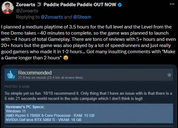 Steam退款率高达21%