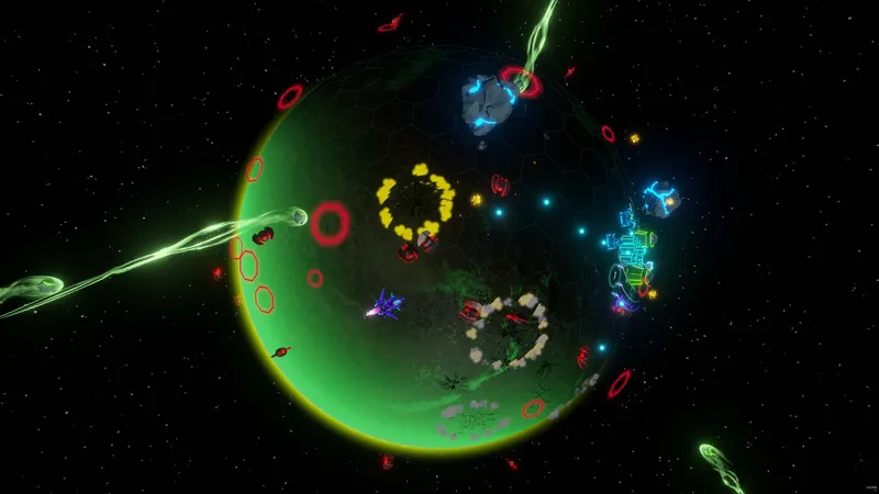 《Zaxoid》重现街机黄金时代-双摇杆射击经典回归Xbox