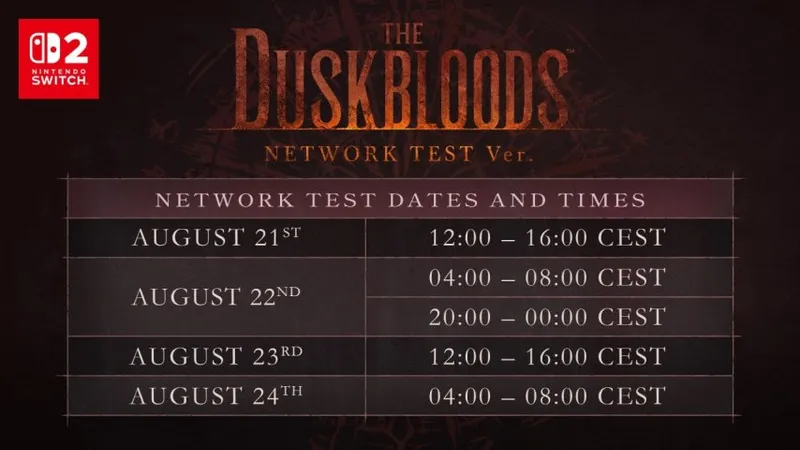 《黑暗之魂》新作《TheDuskbloods》8月封测