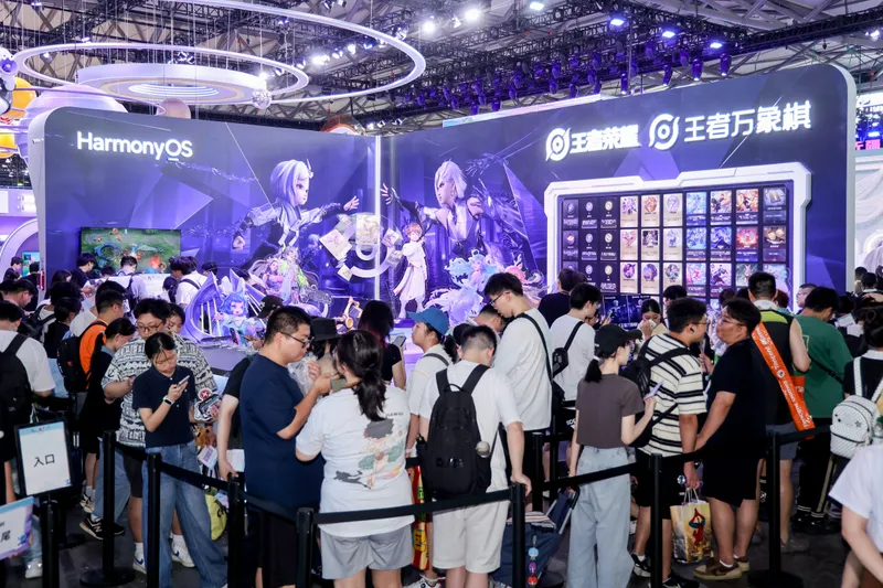 《王者荣耀》亮相2026ChinaJoy-HarmonyOS游戏展区人气爆棚