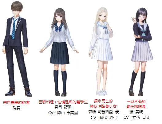 《BLUEREFLECTIONQuartet:少女们的奇迹》今日发售