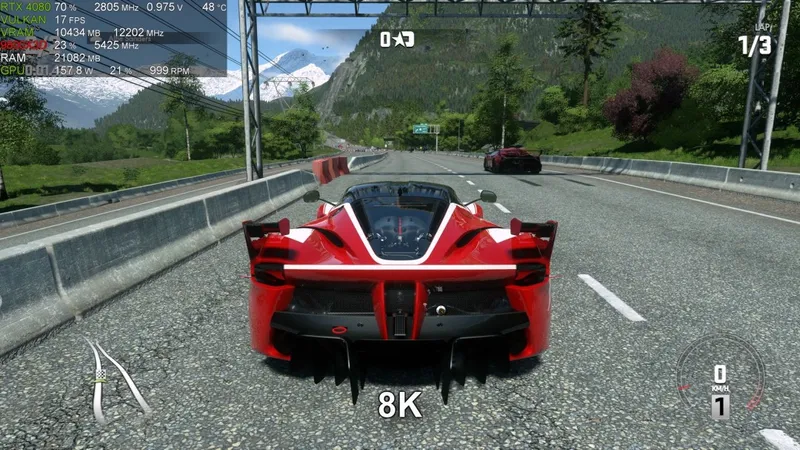 《驾驶俱乐部》PC版8K画质体验
