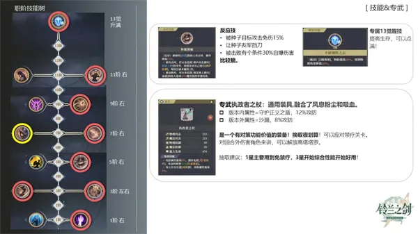 《铃兰之剑为这和平的世界》安缇歌技能搭配推荐