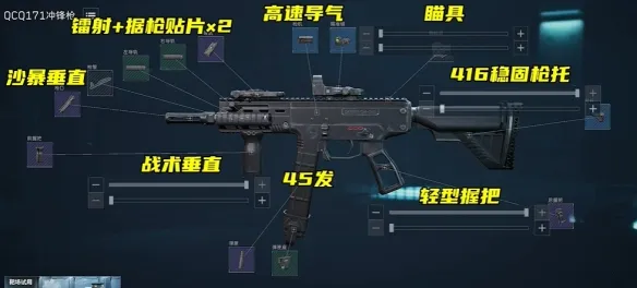 《三角洲行动》S10赛季QCQ171改装方案