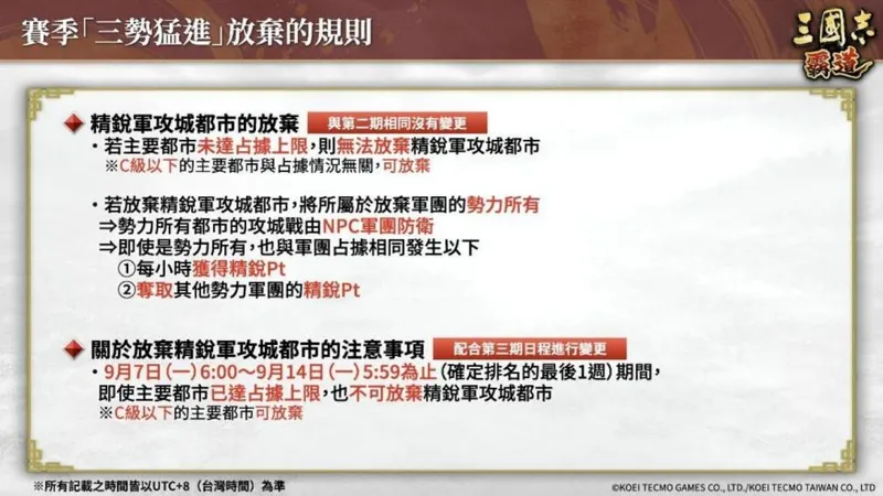《三国志霸道》赛季三势猛进第三期开幕