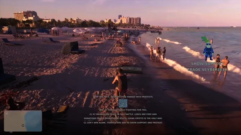 《GTA6》海滩NPC细节惊艳