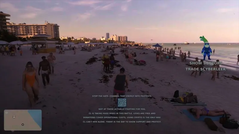 《GTA6》海滩NPC细节惊艳