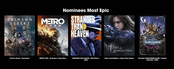 《红色沙漠》入围GamescomAwards2026