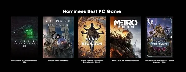 《红色沙漠》入围GamescomAwards2026
