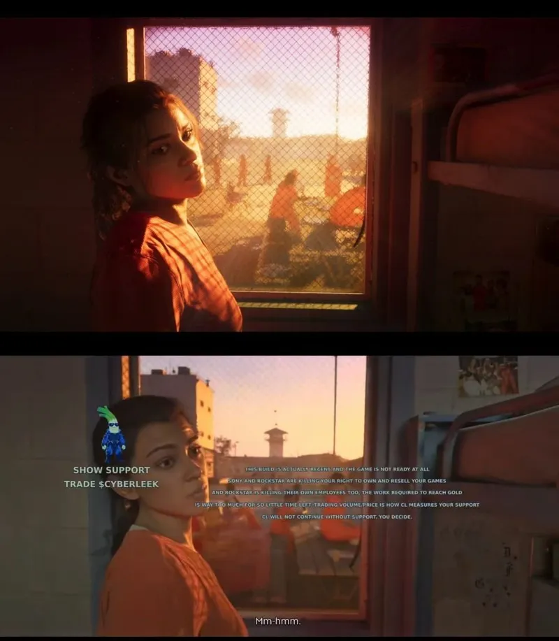 《GTA6》新泄露引发画面争议