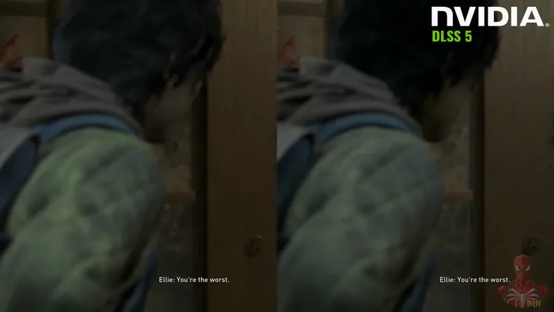 《控制》DLSS5性能对比