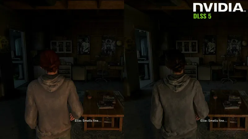 《控制》DLSS5性能对比