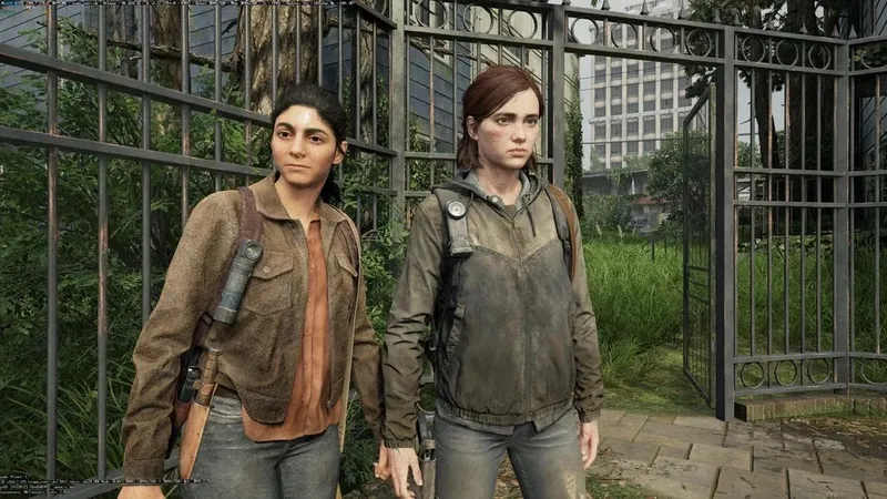 《最后的生还者2》DLSS5实验版画面对比