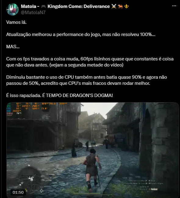 《龙之信条2》更新降低PC配置