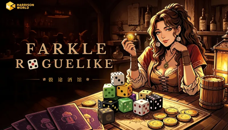《骰途酒馆·FarkleRoguelike》骰子策略新作上线