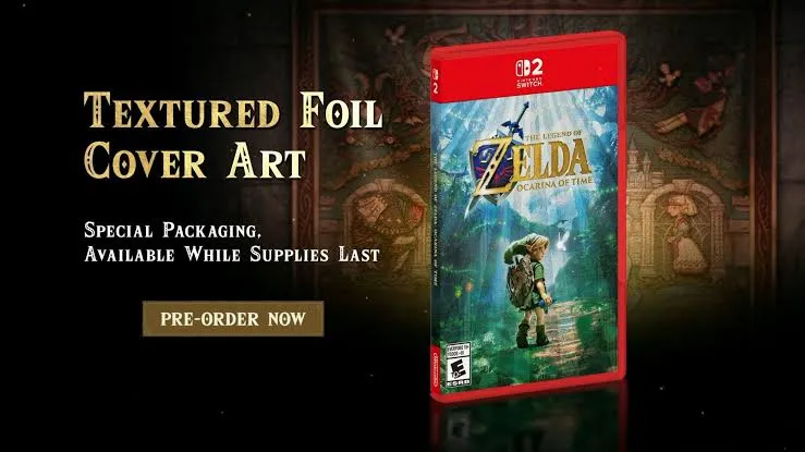 《塞尔达传说:时之笛》40周年纪念Switch2主机秒售罄
