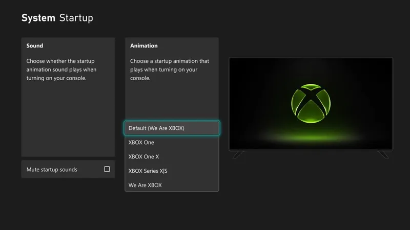 Xbox主机启动动画自定义