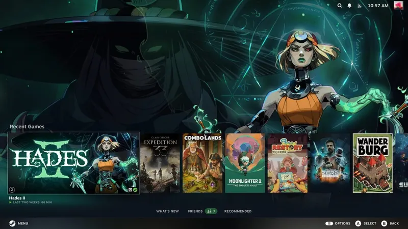 Steam最新UI改版-新增大图模式全屏显示游戏封面