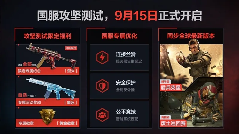 《彩虹六号:攻势》国服攻坚测试开启