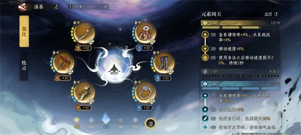《修仙时代》演武水神降临PVP功法搭配推荐