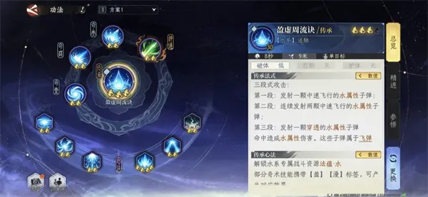 《修仙时代》演武水系金丹功法搭配推荐-实用流派解析