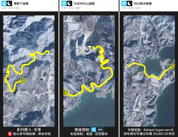 《极限竞速地平线6》S5冬季赛全攻略