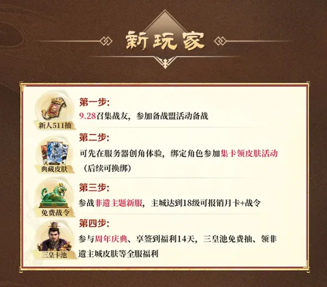 《策定九州》周年庆零氪入坑指南