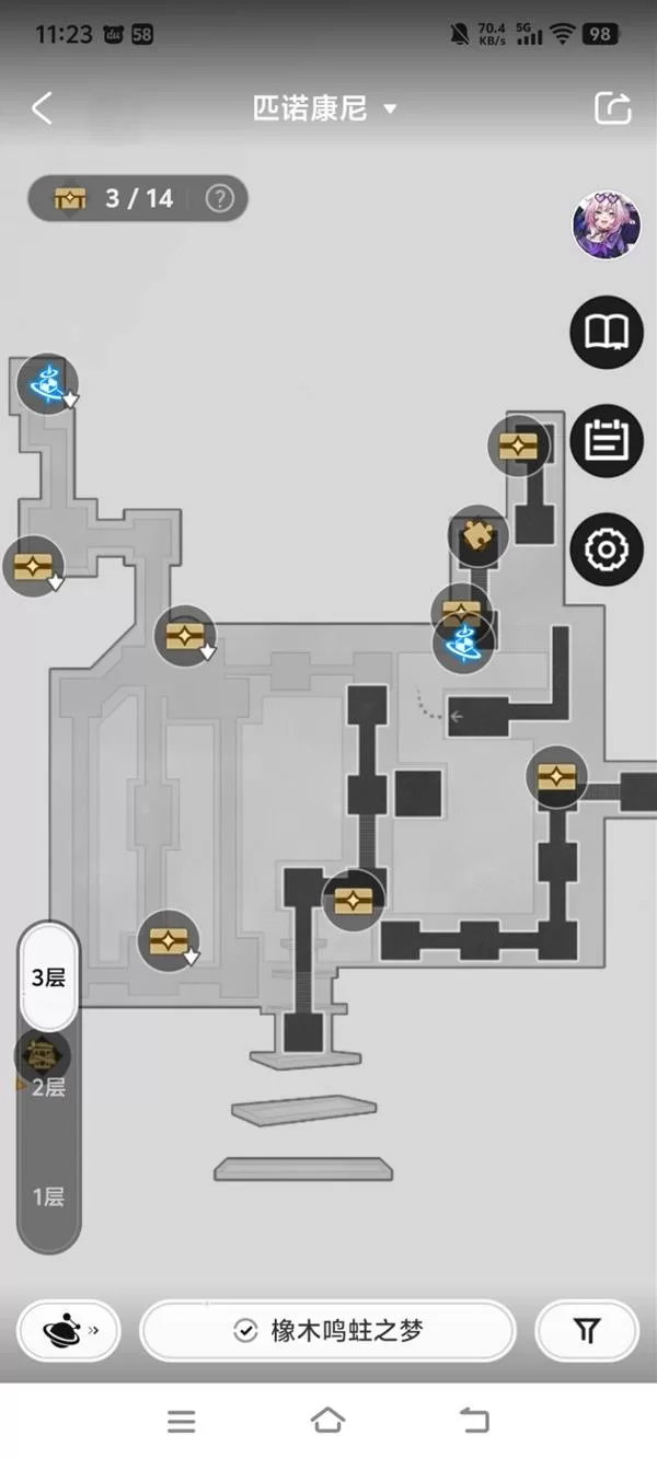 《崩坏星穹铁道》3.8橡木鸣蛀之梦宝箱位置攻略