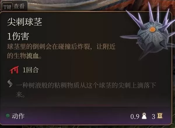 《博德之门3》尖刺球茎怎么样